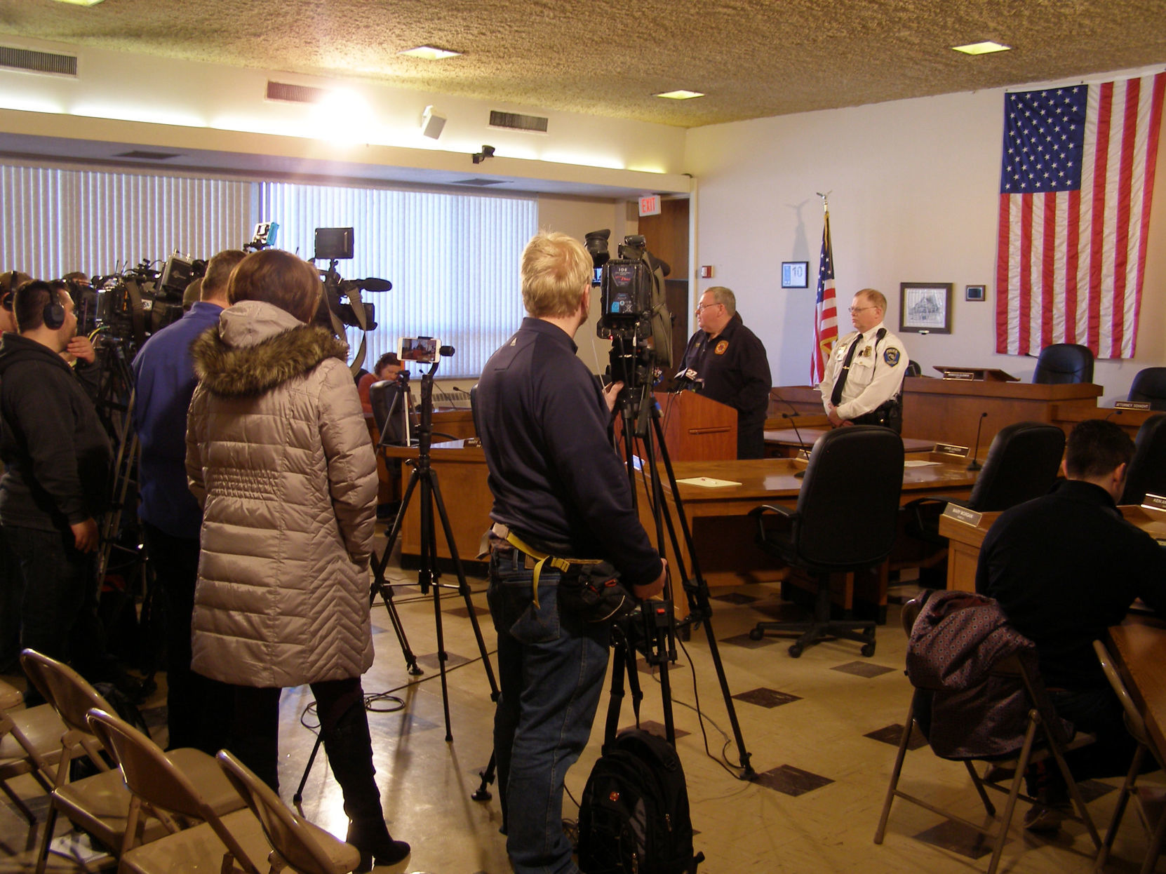 Investigation photos from 109 Knaup Drive explosion
